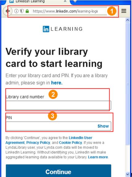 linkedin learning library card login